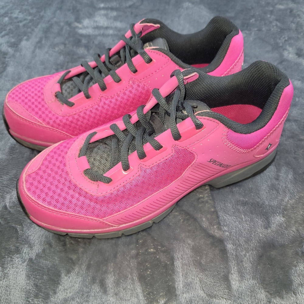 Specialized Cadette Women Pink Grey Cycling Shoes 61215-2540 Size 40 US 9 UK 6.5